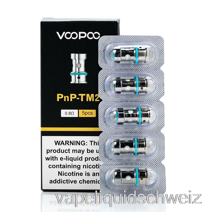Voopoo PNP-Ersatzspulen 0,8 Ohm PNP-TM2 Mesh-Spulen Vape Liquid E-Liquid Schweiz